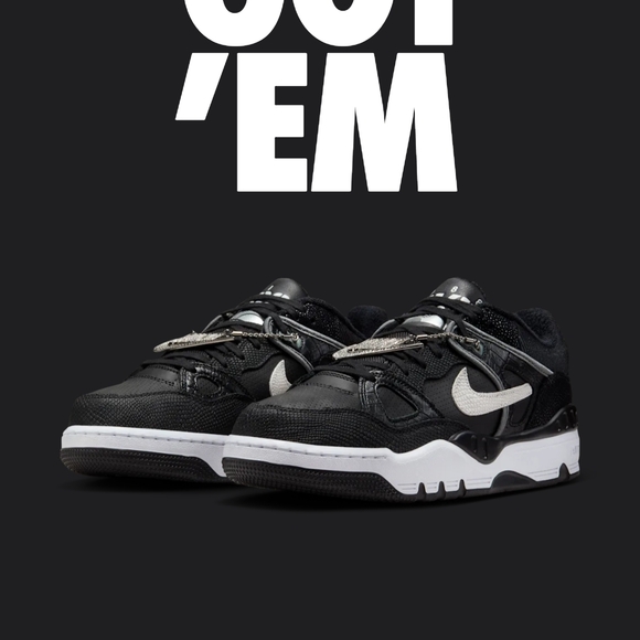 Nike Air Force x NIGO Black Crocs Size 8M